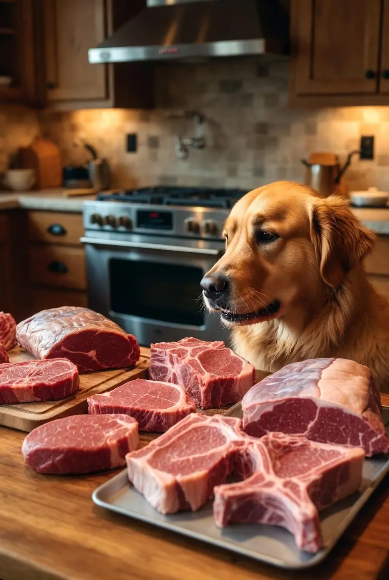 Raw meat for pet diet - single protein feeding
